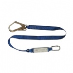 energy absorber webbing lanyard